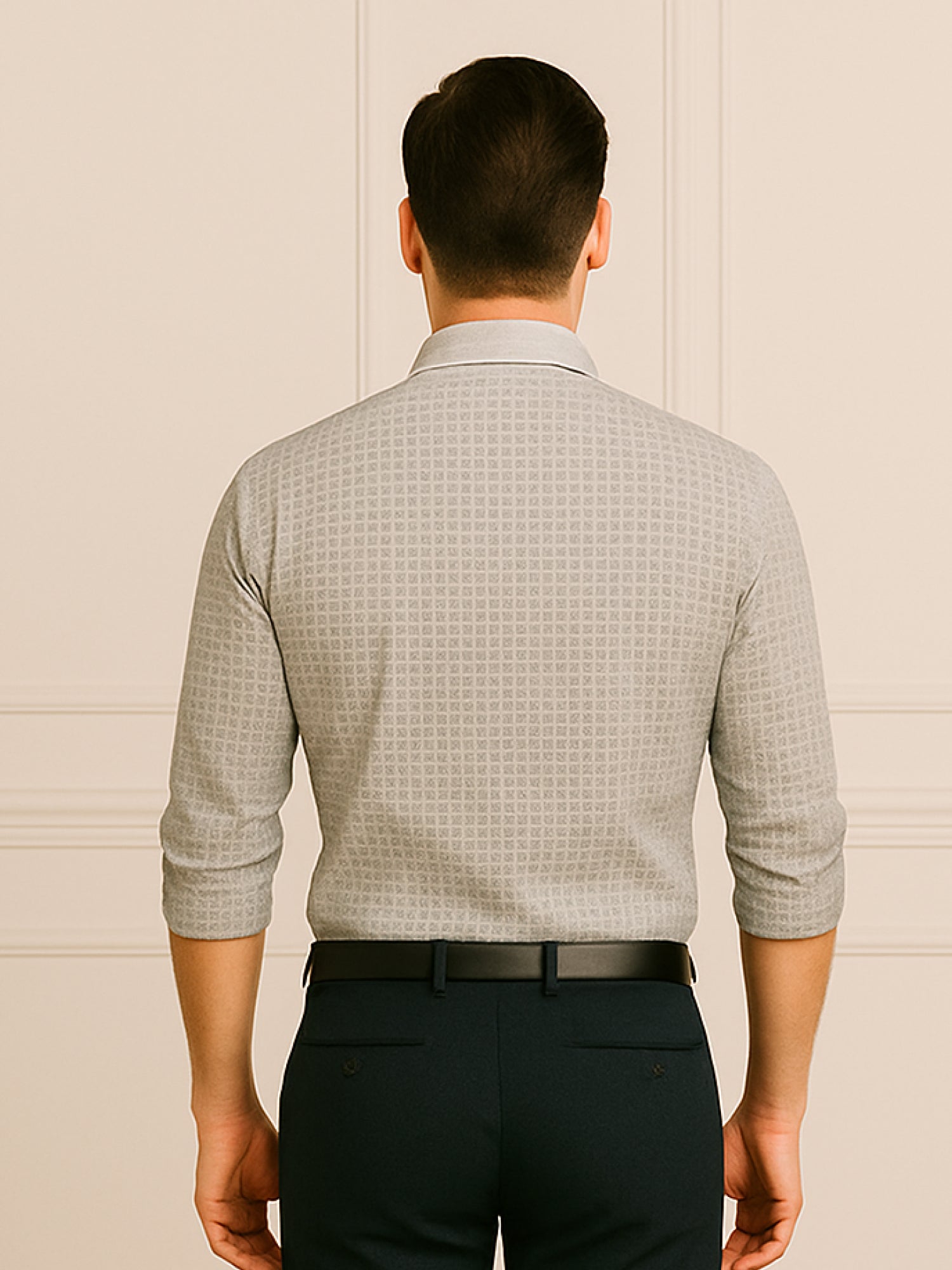 Yellow Mosaic Printed Shirt