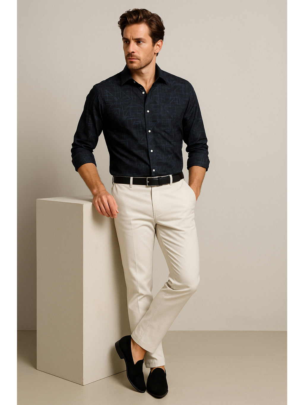 Black Abstract Shirt