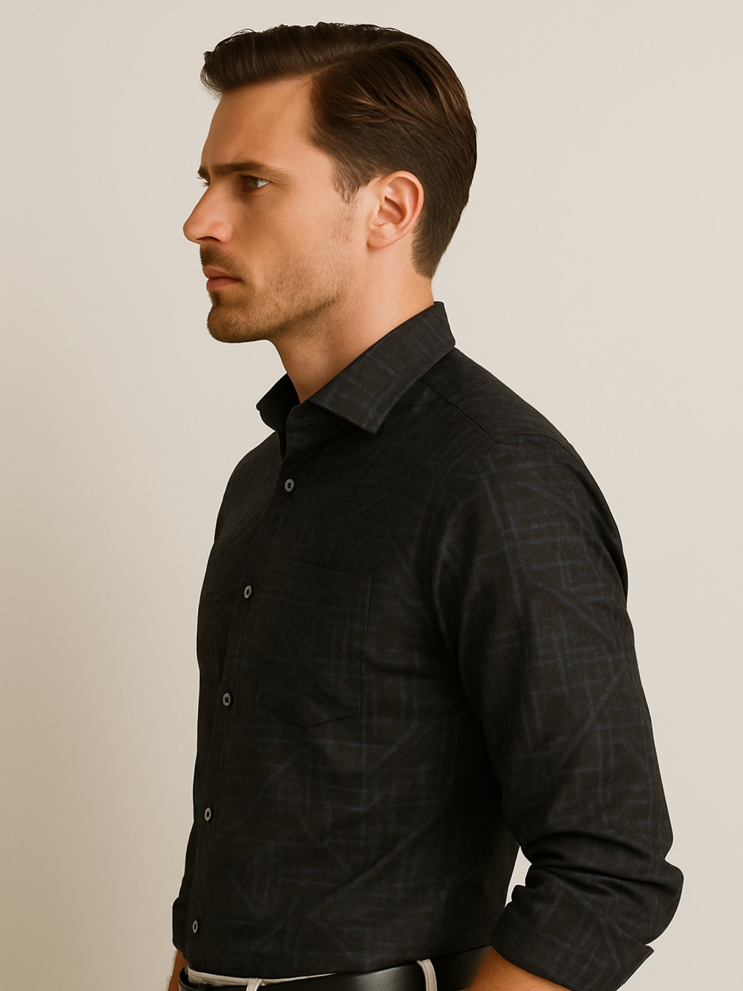 Black Abstract Shirt