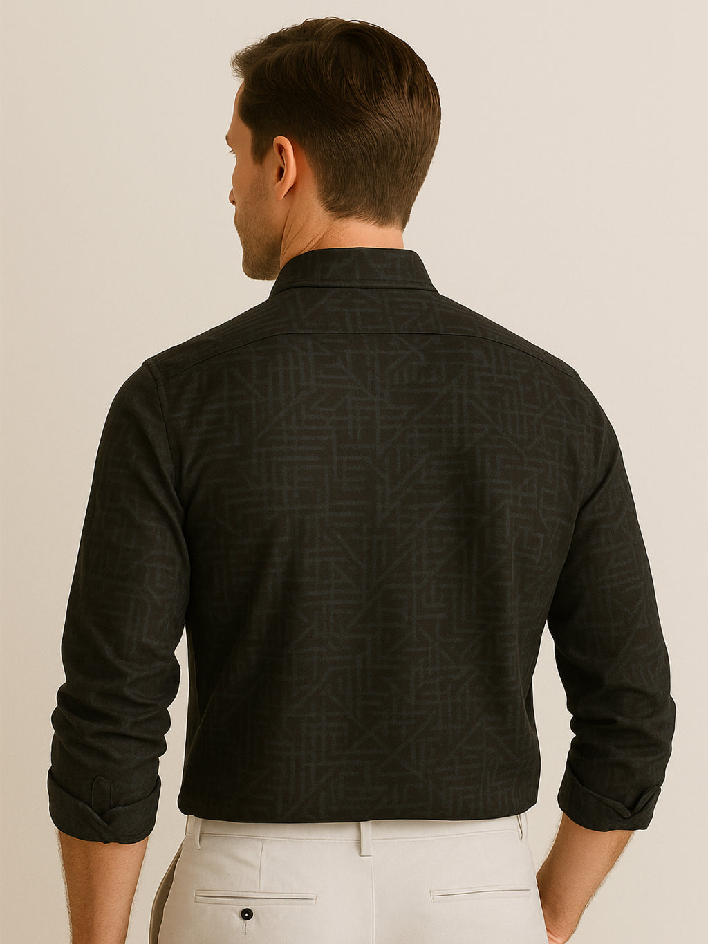 Black Abstract Shirt