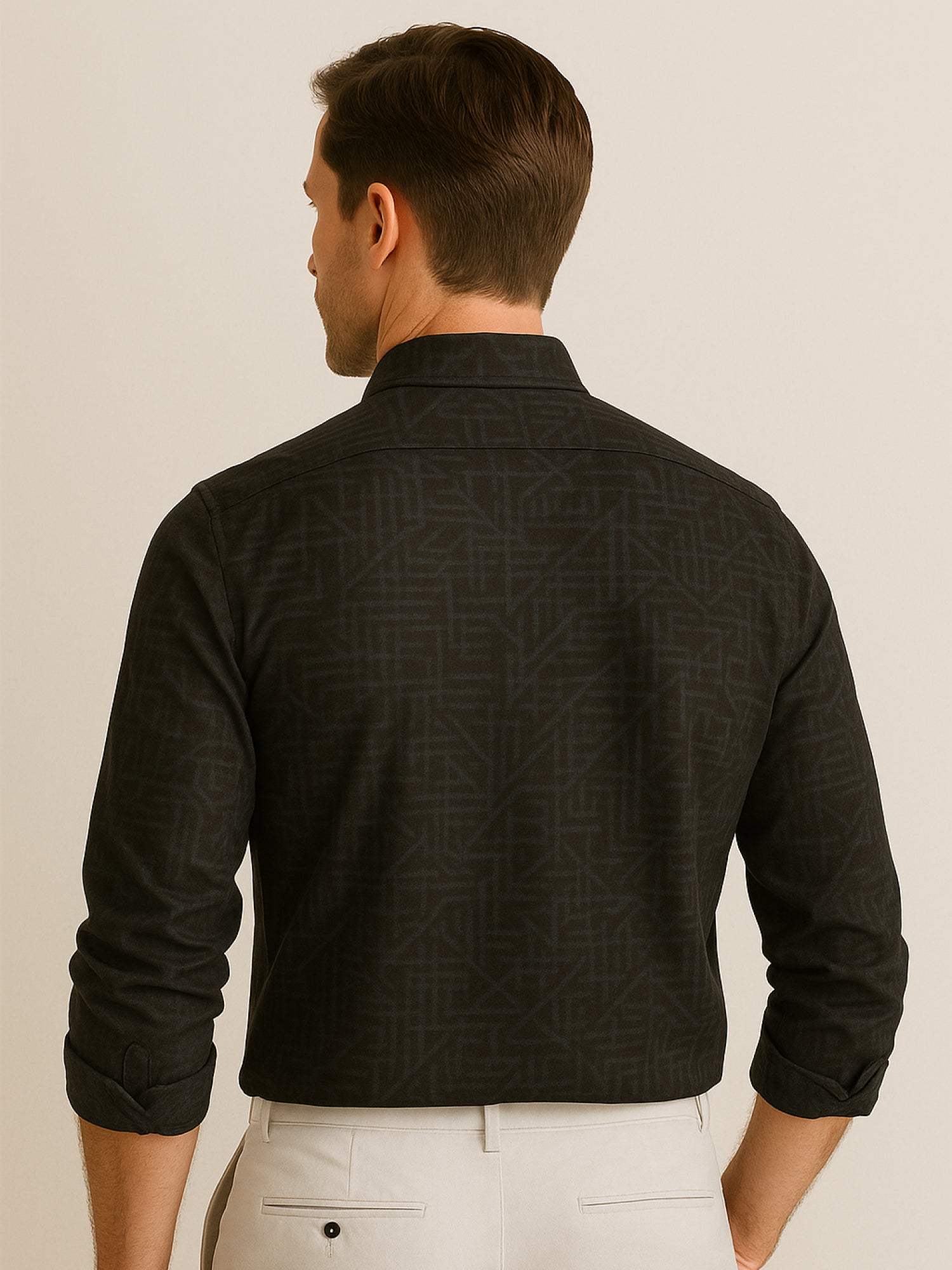 Black Abstract Shirt