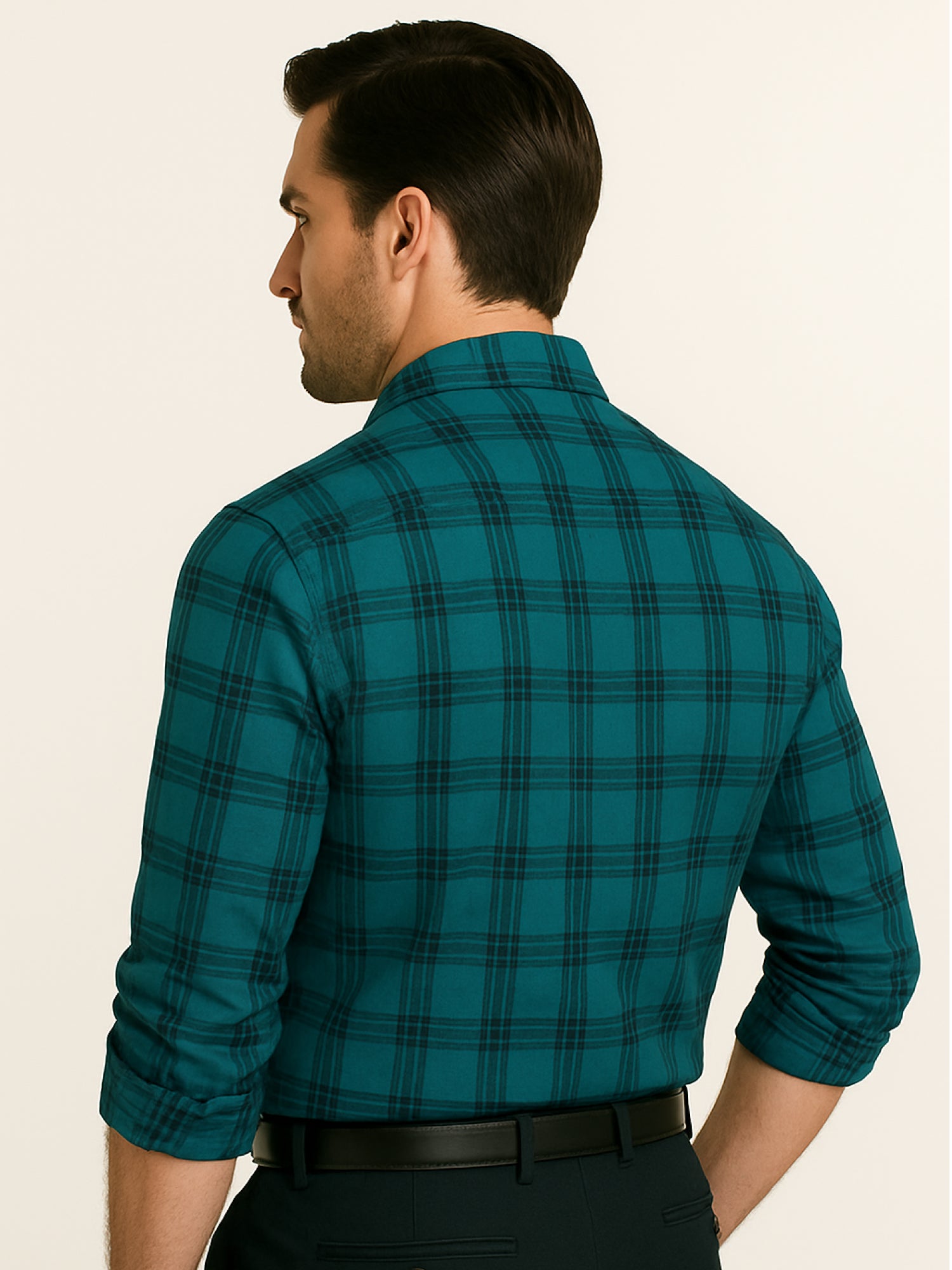 Green Checked Shirt