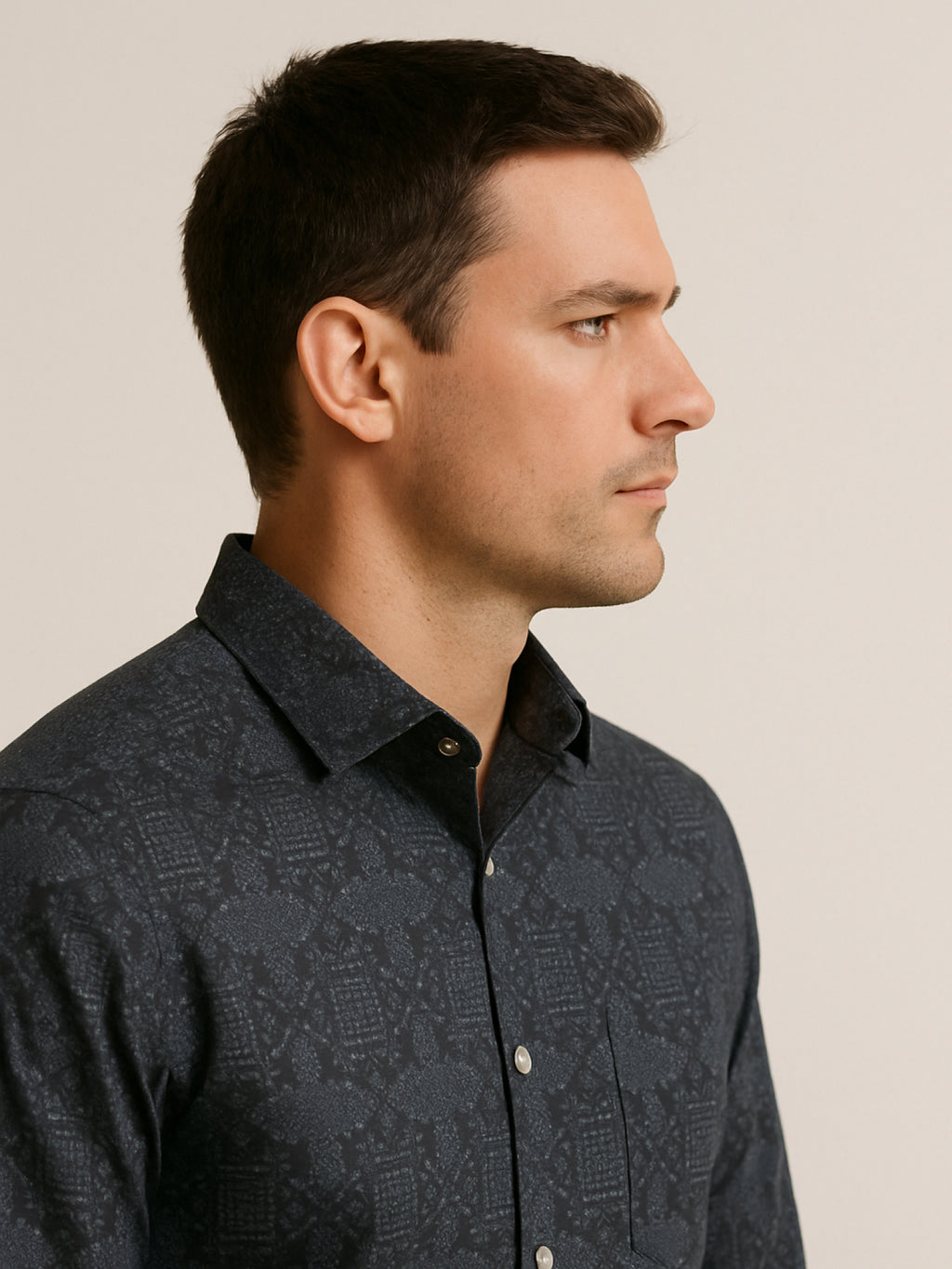 Black Print Shirt