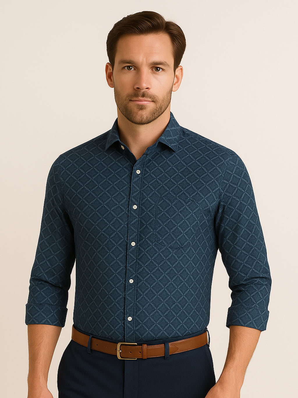 Blue Mystic Print Shirt