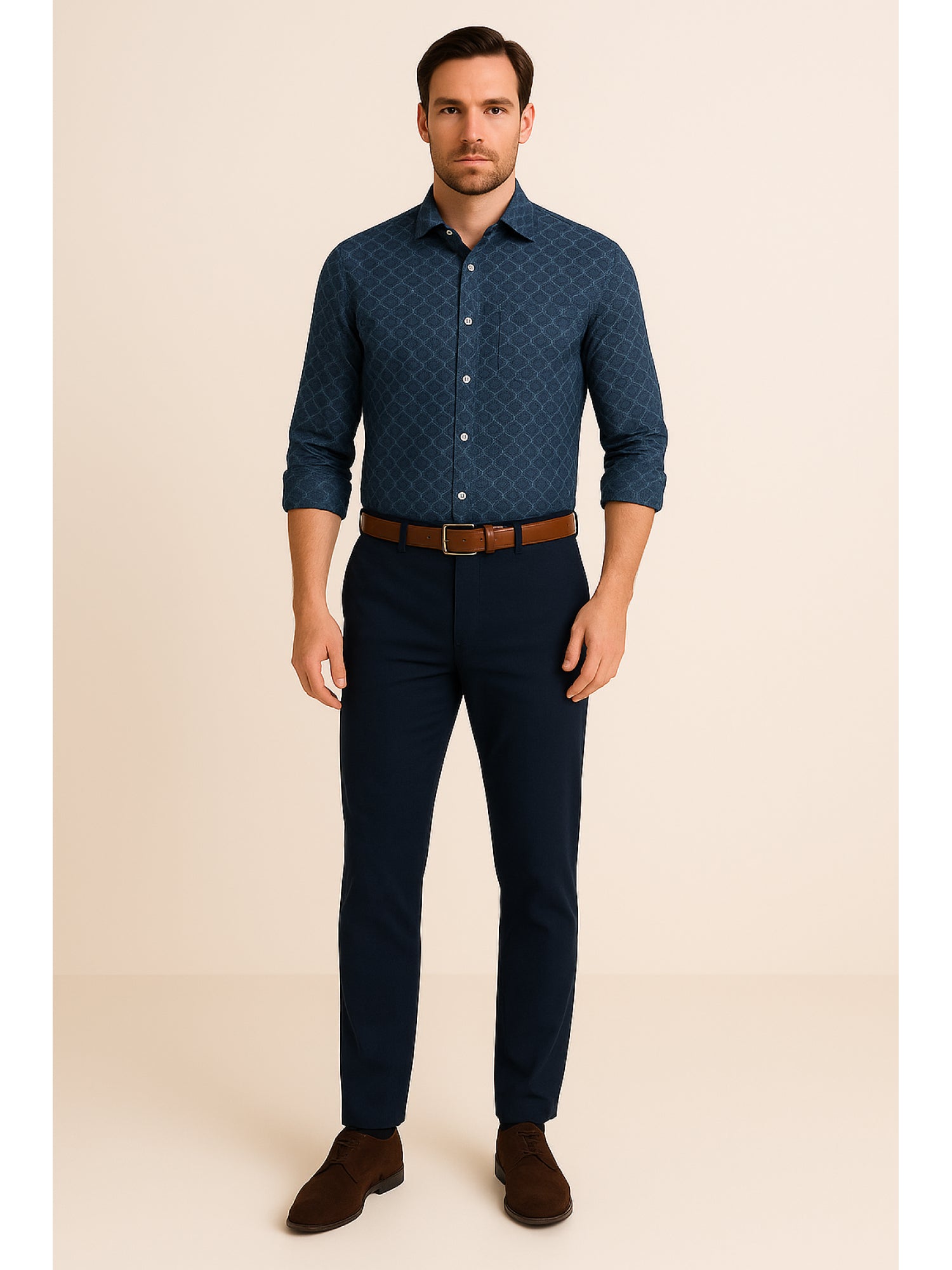 Blue Mystic Print Shirt