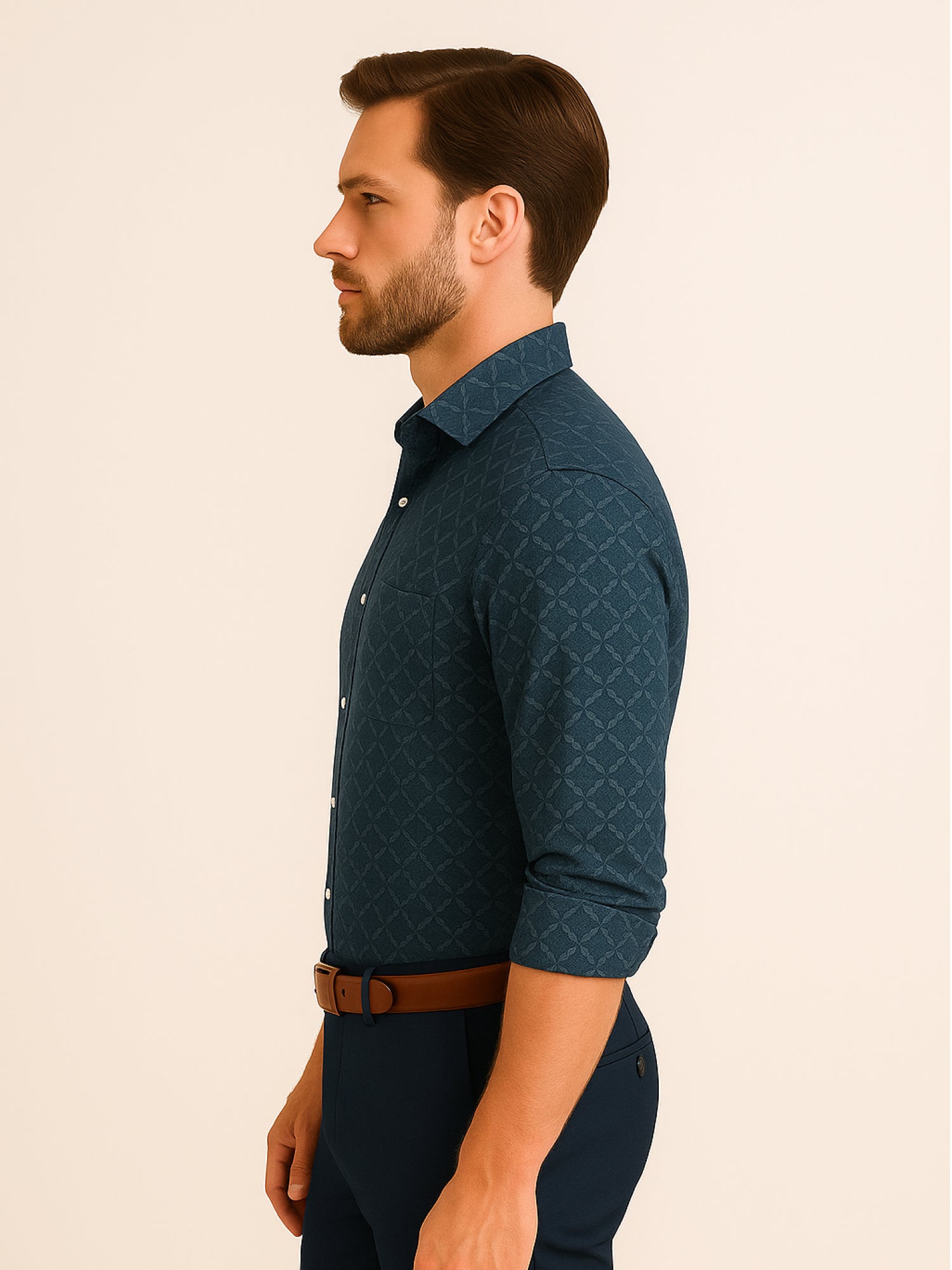 Blue Mystic Print Shirt