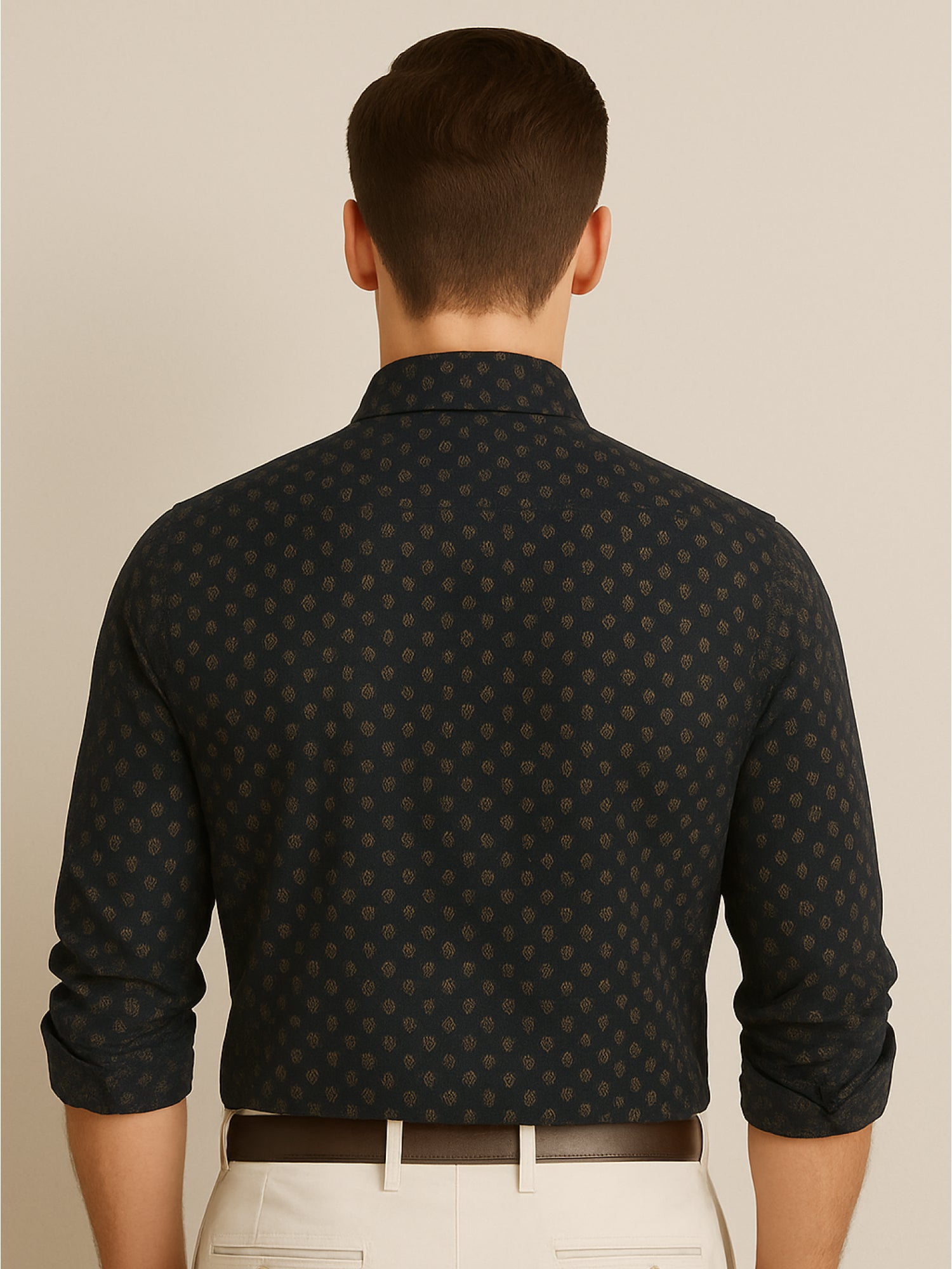 Black Print Luxe Mosaic Shirt