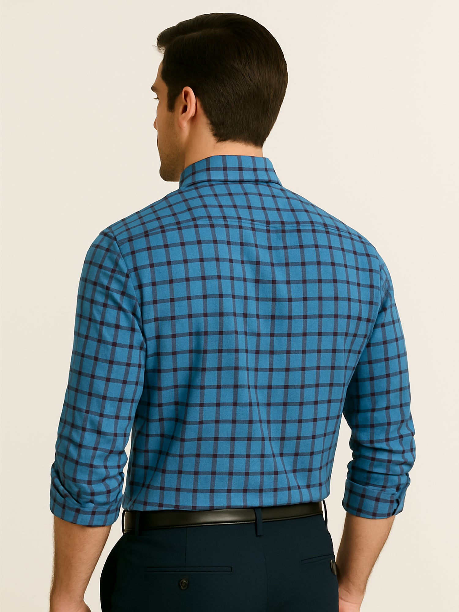 Blue Check Full Sleeve Shirt