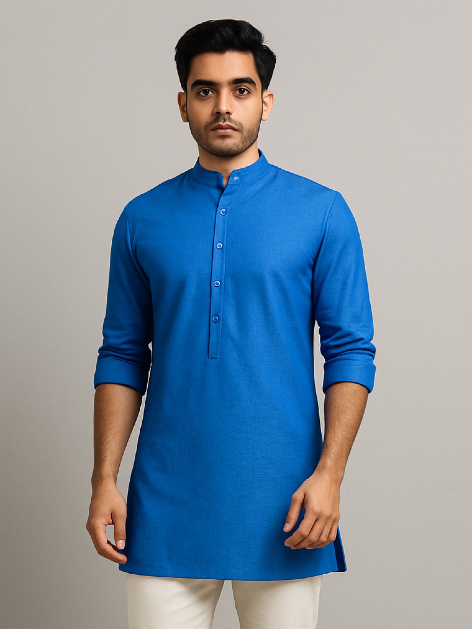 Blue Short Kurta