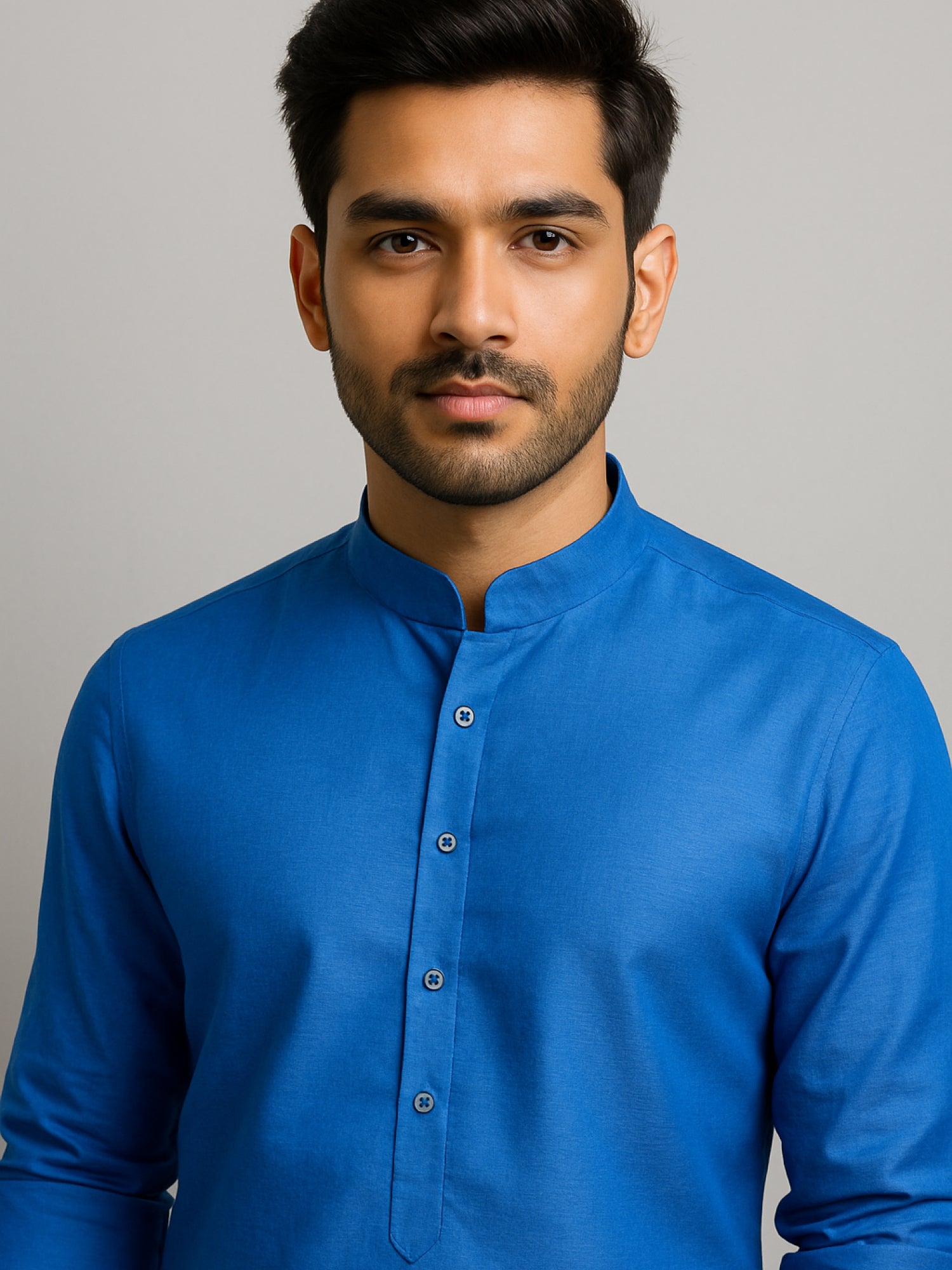 Blue Short Kurta