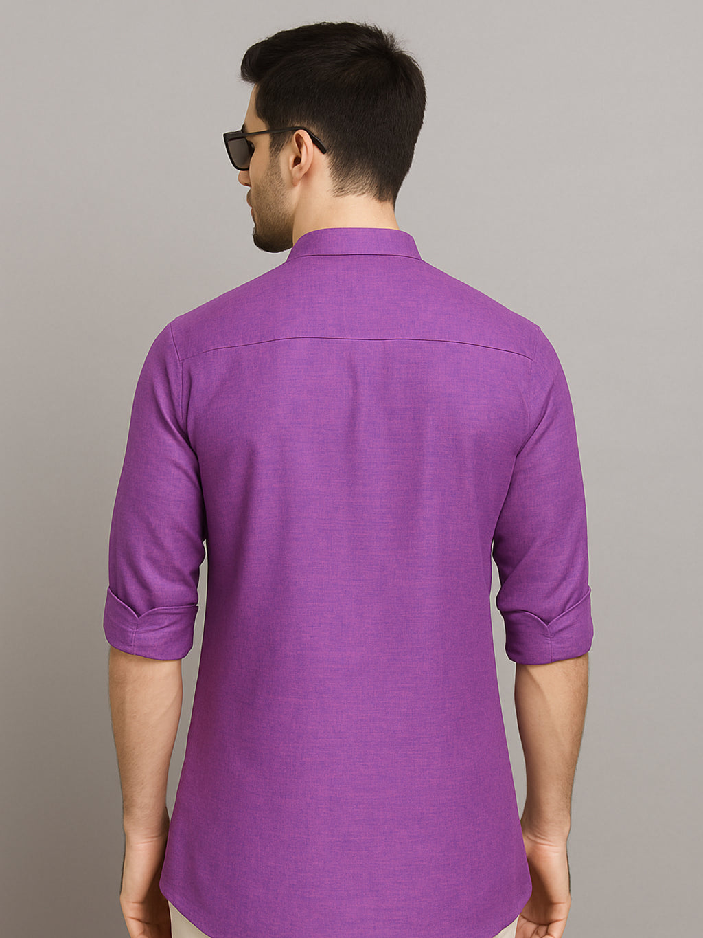 Purple Short Kurta